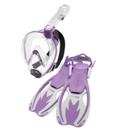 Cressi Kids' Baron Junior Snorkel Set