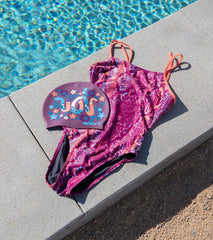Sporti x Gretchen Walsh Desert Python Silicone Swim Cap