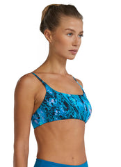 TYR Women's Prismatic Nia Scoop Neck Bikini Top