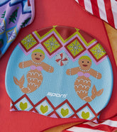 Sporti Limited Edition Granny Sweater Mermaid Silicone Swim Cap