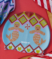 Sporti Limited Edition Granny Sweater Mermaid Silicone Swim Cap