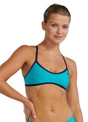 TYR Women's Lapped Durafast Elite Trinity Bikini Top