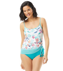 Beach House Women's Floral Fantasy Bridget Tankini Top