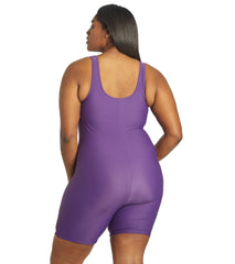Sporti Plus Size Unitard Printed Ombre One Piece Swimsuit