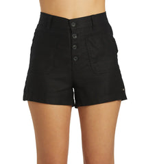 Hurley Women's Solid Button Front Short