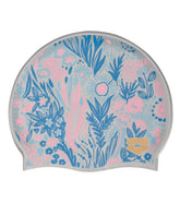 Arena Lydia Jacoby Flowers Flat Silicone Swim Cap