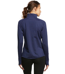 TYR Women's Alliance 1/4 Zip Pullover Warm Up Jacket
