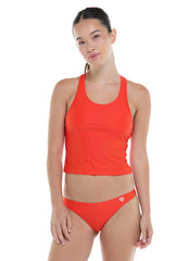 Body Glove Women's Smoothies Reva Racer Back Crop Tankini Top