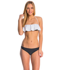 Hurley Women's One & Only Solids Bandeau Bikini Top