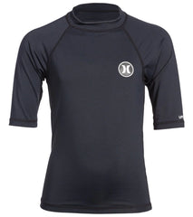 Hurley Boys' Icon Short Sleeve Rashguard (8yrs-16yrs)