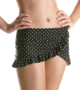 Jantzen Pretty Pin Dot Dotty French Curve Swim Swim Skirt