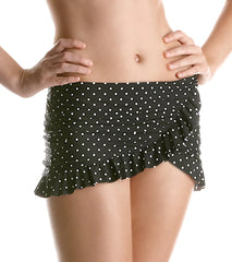 Jantzen Pretty Pin Dot Dotty French Curve Swim Swim Skirt