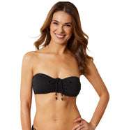 Tommy Bahama Women's Pearl Solid Novelty Bandeau Bikini Top