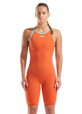 Arena Women's Powerskin Sunset Coral Carbon Air2 SL LE Open Back Tech Suit Swimsuit