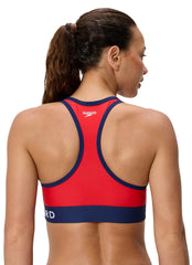 Speedo Women's Guard Edurasoft Racerback Bikini Top