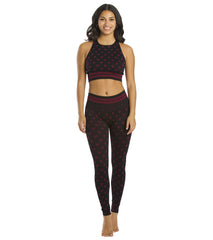 Spiritual Gangster High Neck Jacquard Bra