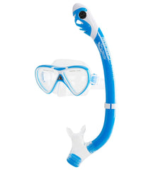 Cressi Kids Pegaso Mask and Iguana Semi-Dry Snorkel Set