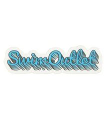 SwimOutlet Blue w/ White Trim Sticker