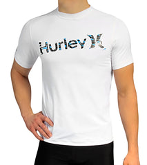 Hurley Guys' Geo Surf Rash Shirt