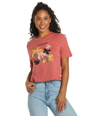 Hurley Women's Bloom Cropped Crew Tee