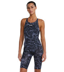 TYR Women's Hyperblitz Thresher Open Back Tech Suit Swimsuit