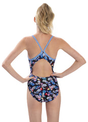 Dolfin Uglies Women's To The Stars V-2 Back One Piece Swimsuit