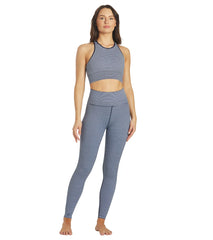 Spiritual Gangster High Neck Jacquard Stripe Bra