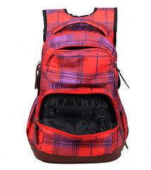 Hurley Women's Red Plaid Sync Backpack