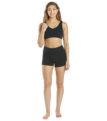 Everyday Yoga Uphold Solid High Waisted Hot Yoga shorts 1"