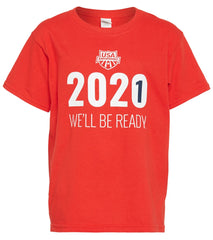 USA Swimming Unisex Youth 2021 We Will Be Ready Crew Neck T-Shirt