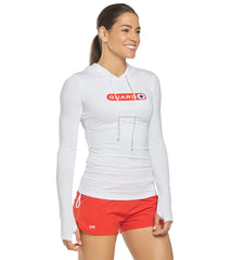 TYR Women's Guard Long Sleeve Rashguard Hoodie
