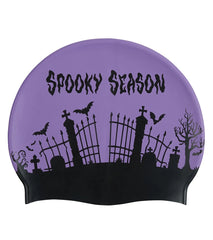 Sporti Spooky Season Silicone Swim Cap