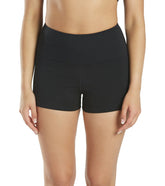 Everyday Yoga Uphold Solid High Waisted Hot Yoga shorts 1"