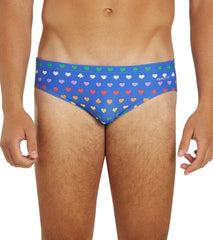 Sporti Rainbow Heart Brief Swimsuit