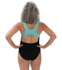 Dolfin Aquashape Women's Color Block One Piece Swimsuit