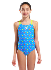 Arena Girls' Multiple Pro Racer Back One Piece Swimsuit (Little Kid, Bid Kid)