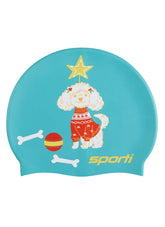 Sporti Pawliday Cheer Silicone Swim Cap Jr