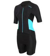 Zone3 Women's Activate Short Sleeve Full Zip Trisuit