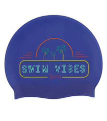 Sporti Miami Vibes Silicone Swim Cap