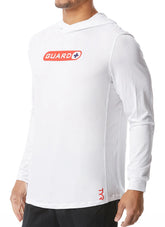 TYR Men's Guard Long Sleeve Rashguard Hoodie