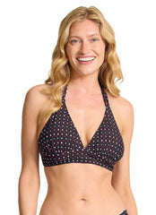 Tommy Bahama Women's Sanibelle Reversible Halter Bikini Top