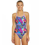 Dolfin Uglies Women's Carnival V-2 Back One Piece Swimsuit