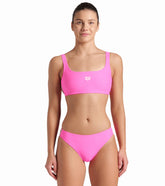 Arena Women's Icons Solid Bralette Two Piece Swimsuit Set