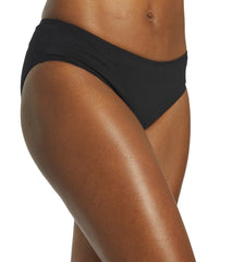 TYR Women's Solid Durafast Elite Mid Rise Bikini Bottom