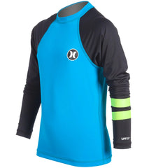 Hurley Boys' Icon Long Sleeve Rashguard (8yrs-16yrs)