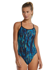 TYR Women's Aurora Durafast Elite Crosscutfit Tieback One Piece Swimsuit