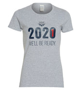USA Swimming Women's 2021 We Will Be Ready Crew Neck T-Shirt