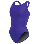 Dolfin Girls' Xtra Life Lycra Solid HP Back One Piece Swimsuit
