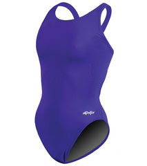 Dolfin Girls' Xtra Life Lycra Solid HP Back One Piece Swimsuit