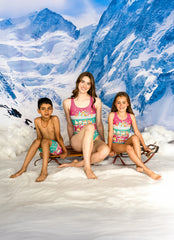 Sporti Granny Sweater Gingerbread Wide Strap One Piece Swimsuit (22-44)